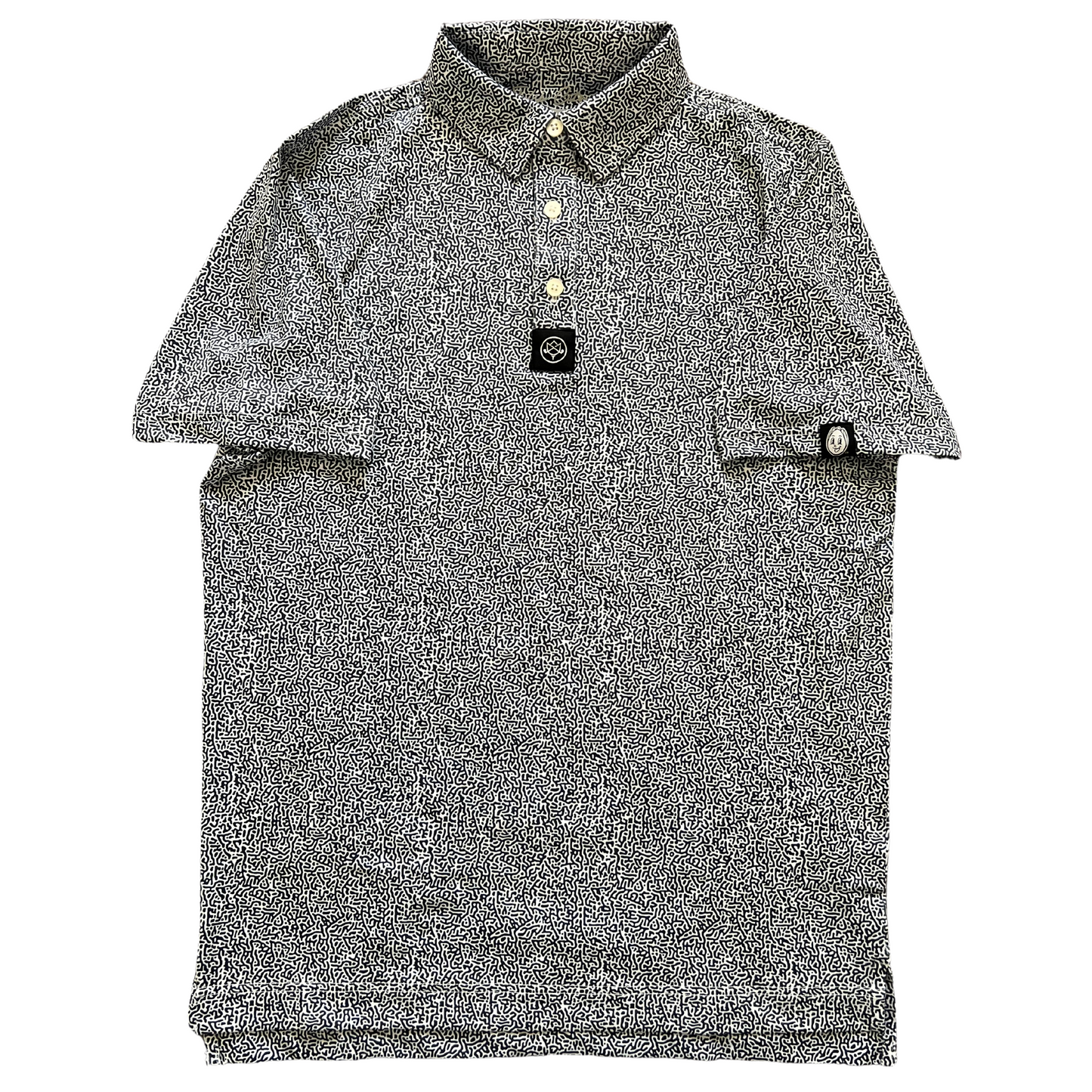 Reef polo - White/Dark Grey