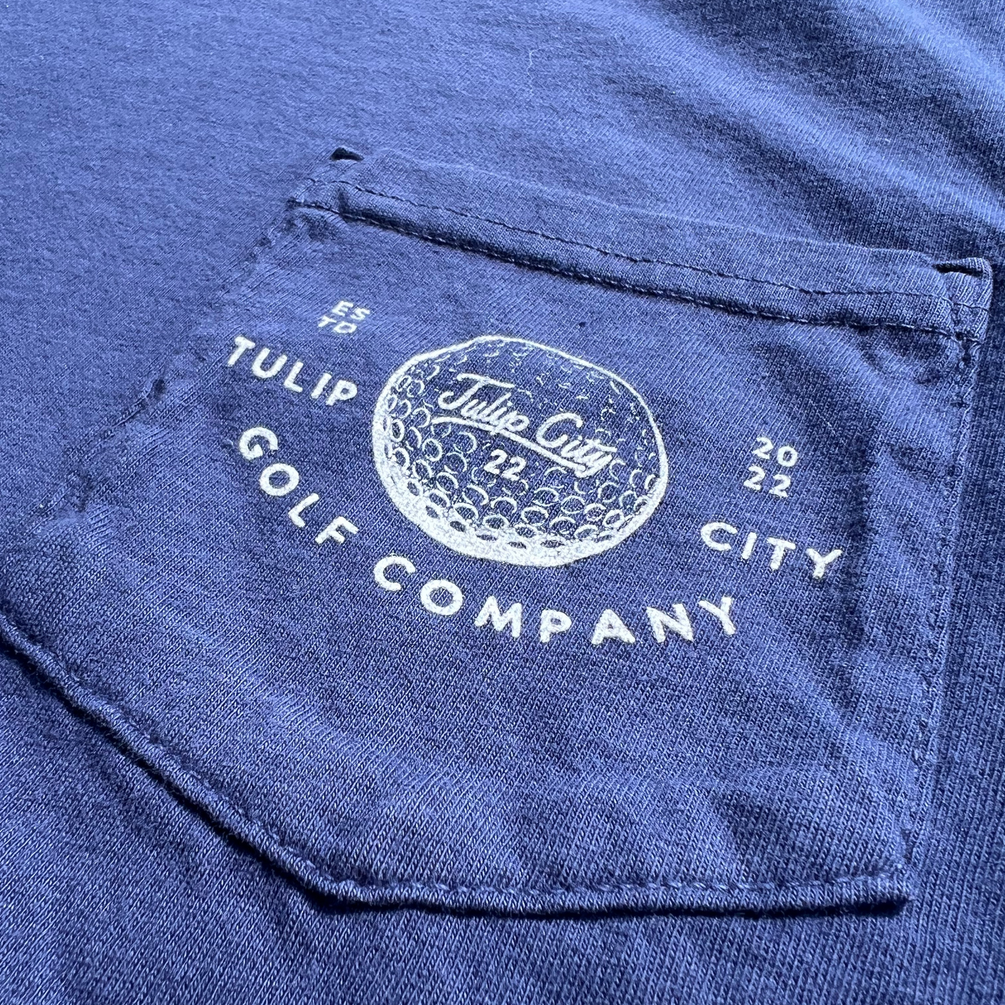 Ball Washer Pocket Tee - Navy