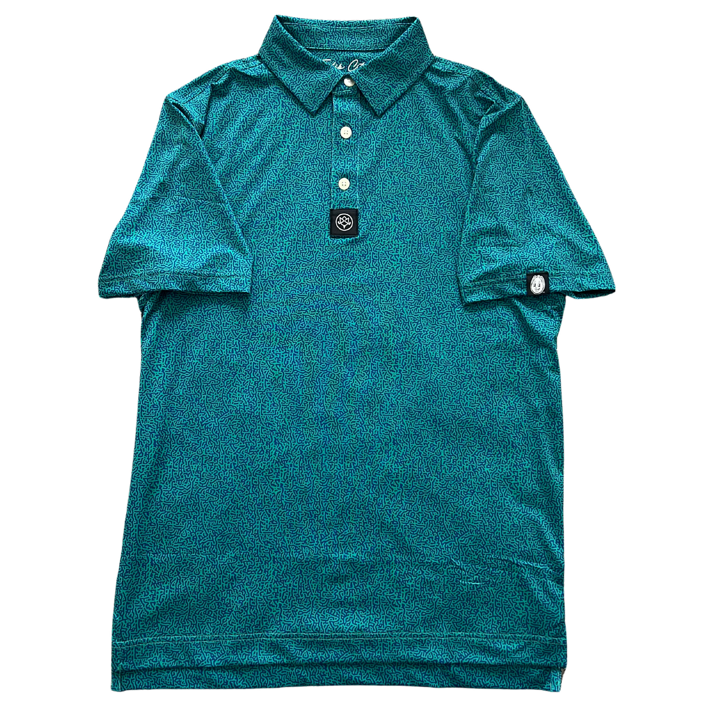 Reef polo - Navy/Green