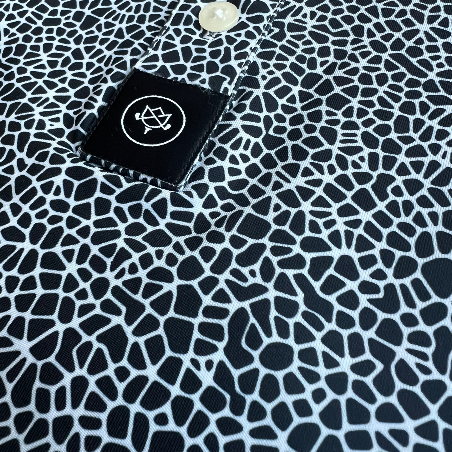 Pebble Polo - Black/White