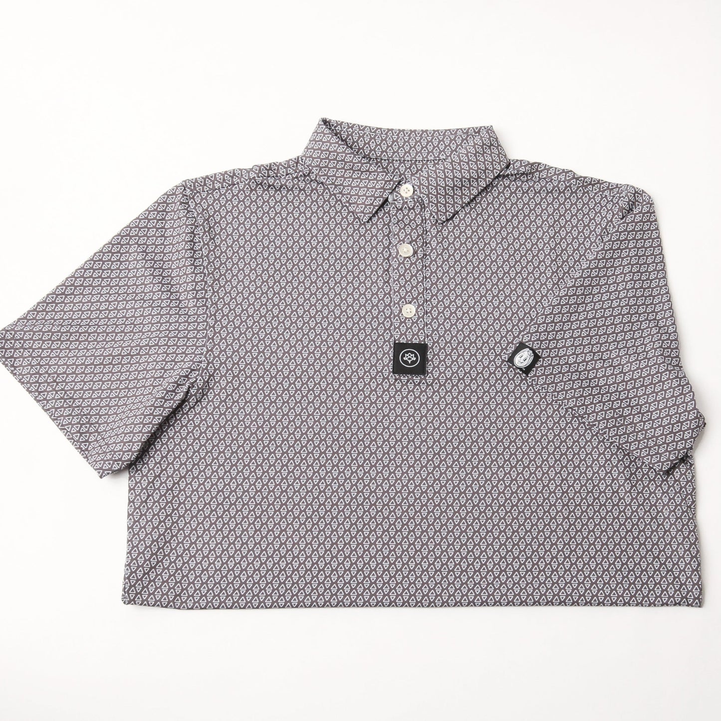 Charcoal Grey Triangles