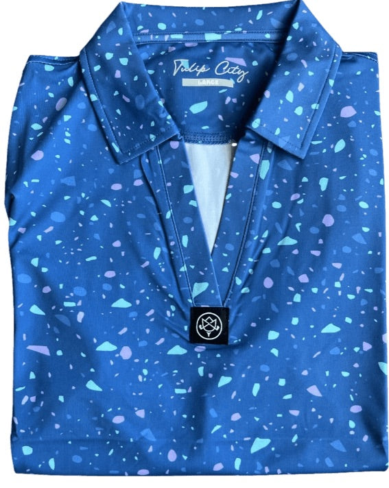 Womens Terrazo Polo