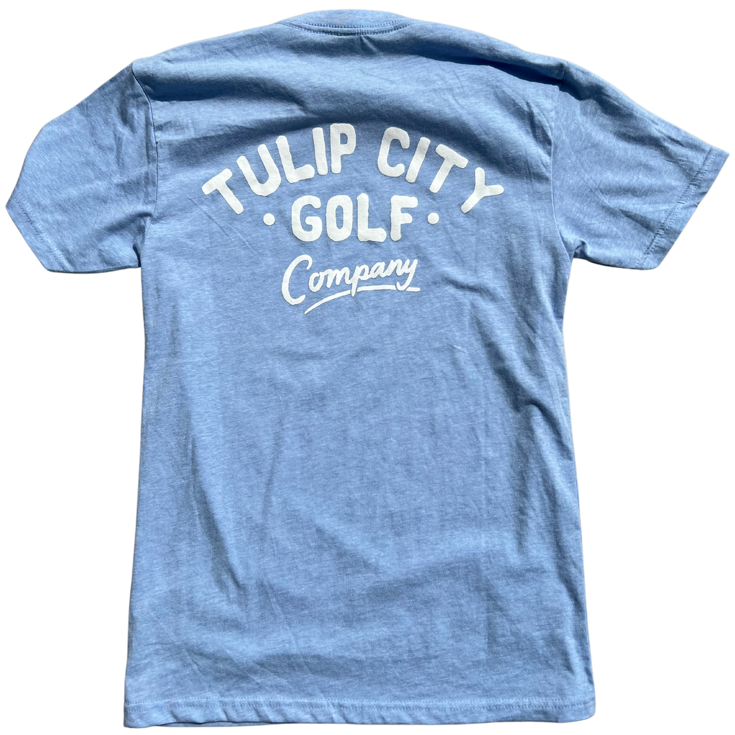 Tulip Tee Tshirt - Heather Light Blue