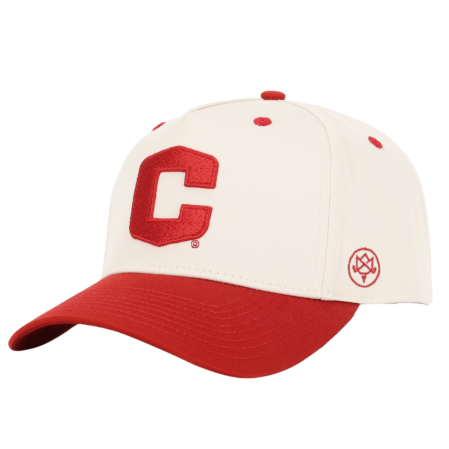 The James Hat - Central C - Off White/Red