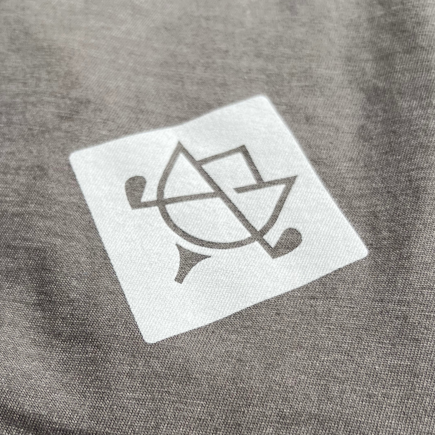 Diamond Logo Tshirt - Stone Grey