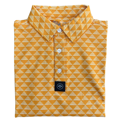 Triangle Stack Polo - Volunteer Orange