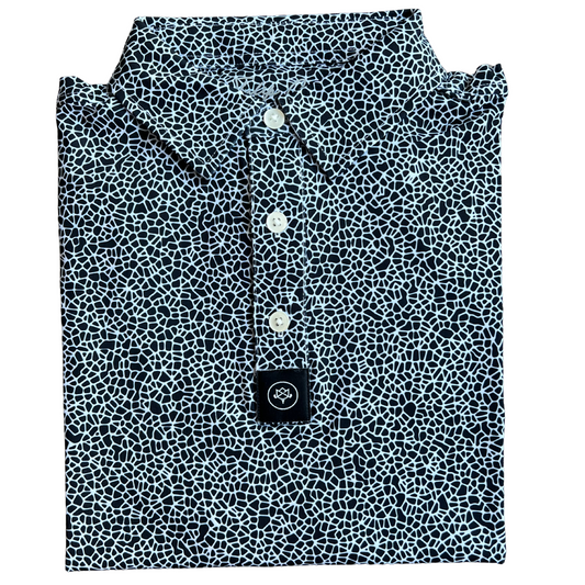 Pebble Polo - Black/White