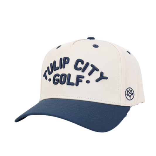 The James Hat - Blue/Off-White