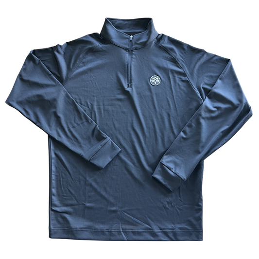 Tee-Time Quarter Zip - Black